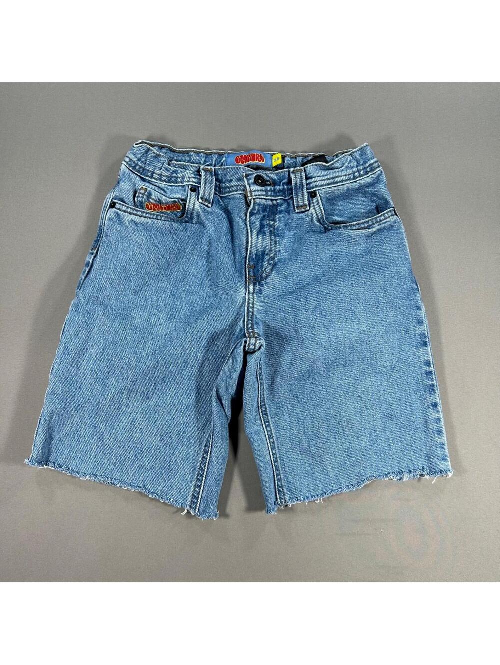 Empyre Denim Shorts Womens Size 25 Blue Skate Streetwear Y2K Jean Shorts